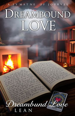 A captivating book cover for a romance novel titled "Dreambound Love"