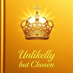 A majestic golden book cover featuring an intricately designed crown, symbolizing authority and divine empowerment