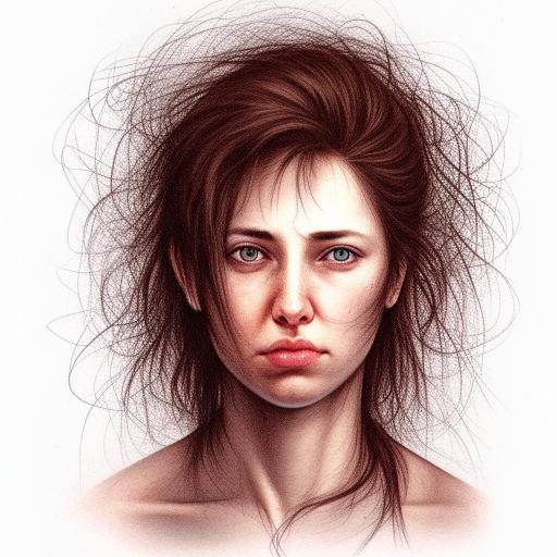 A detailed, realistic illustration of a human being embodying various aspects of life, displaying a rich array of emotions and experiences.