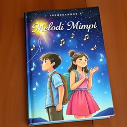 A captivating book cover featuring a boy and a girl standing side by side, both teenagers with expressions of determination and hope