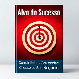 A book cover design featuring a prominent bullseye target, symbolizing success