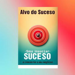 A book cover design featuring a prominent bullseye target, symbolizing success