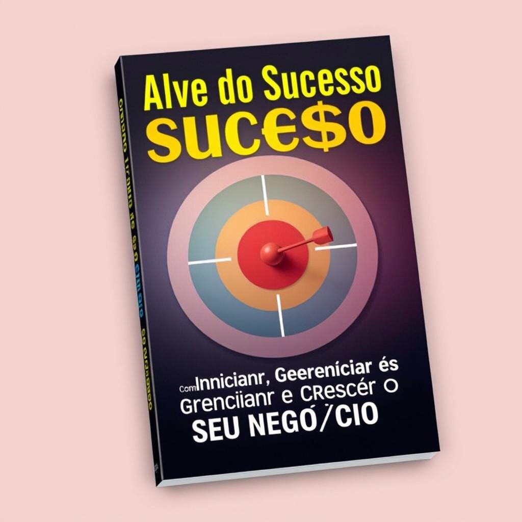 A book cover design featuring a prominent bullseye target, symbolizing success