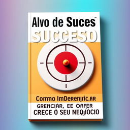 A book cover design featuring a prominent bullseye target, symbolizing success