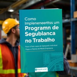 Capa do eBook intitulada "Como Implementar um Programa de Segurança no Trabalho: Passo a Passo para Pequenas e Médias Empresas"