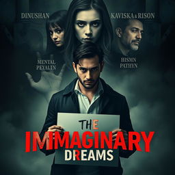 A chilling movie poster for 'The Imaginary Dreams'