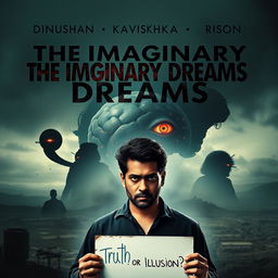 A moody and atmospheric movie poster for a film titled 'The Imaginary Dreams'