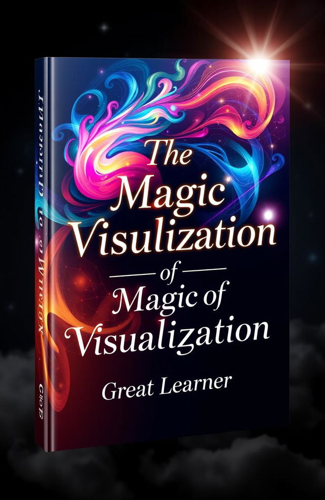 A stunning book cover featuring the title 'The Magic of Visualization' by 'Great Learner'