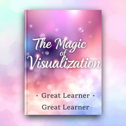 An eye-catching book cover for 'The Magic of Visualization' by 'Great Learner'