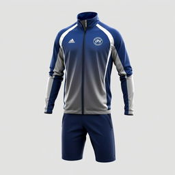 A stylish and modern sports training outfit designed for Politeknik Negeri Padang