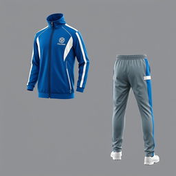 A stylish and modern sports training outfit designed for Politeknik Negeri Padang