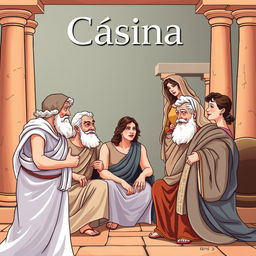 A theatrical poster titled 'Cásina' with no other text