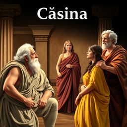 A theatrical poster titled 'Cásina' with no other text