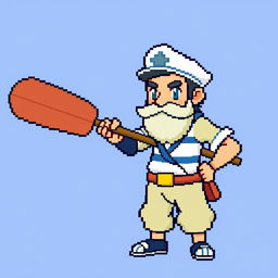 A pixel art sprite designed for a Pokémon game, created on a canvas of 128x128 pixels at 72dpi