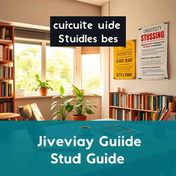 A visually engaging guide for university students featuring a cozy study environment