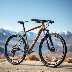 A sleek, modern bicycle design featuring the branding and logo of Altai Motors prominently on the frame