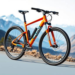 A sleek, modern bicycle design featuring the branding and logo of Altai Motors prominently on the frame