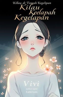 An illustration of a character named Vivi with porcelain white skin, displaying a mix of hope and sadness in her expression