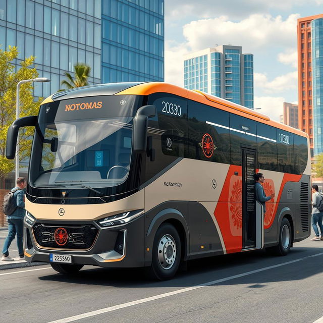 A Nomad Motors bus designed in Kazakhstan for the year 2030