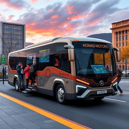 A Nomad Motors bus designed in Kazakhstan for the year 2030