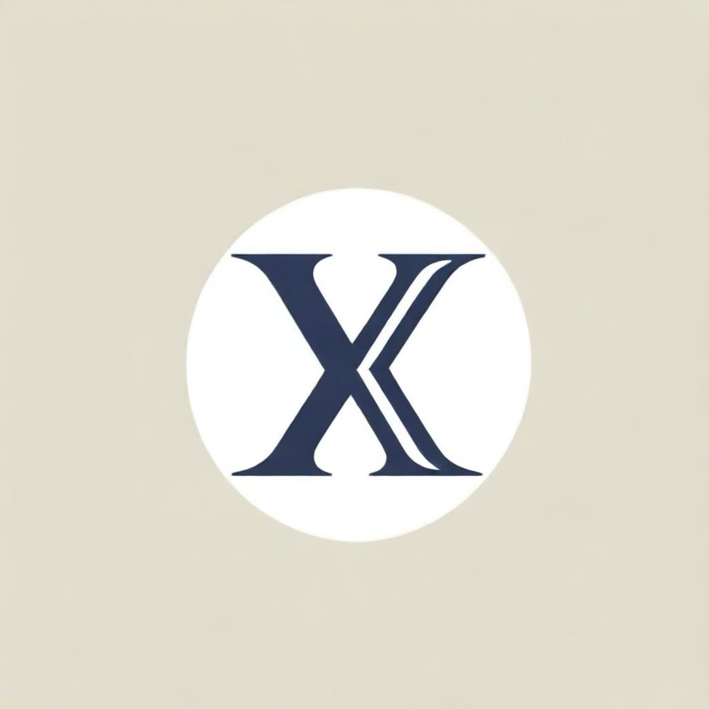 An aesthetic logo featuring the letter K exemplifying elegance and creativity for an artist