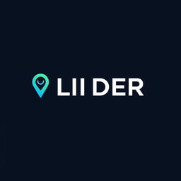 A logo design for a vehicle tracking company named "LIDER"