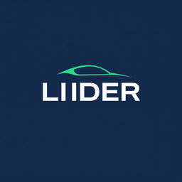 A logo design for a vehicle tracking company named "LIDER"