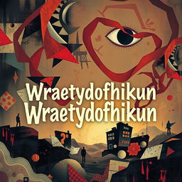 An abstract and surreal film poster titled "Wraetydofhikun