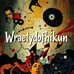 An abstract and surreal film poster titled "Wraetydofhikun