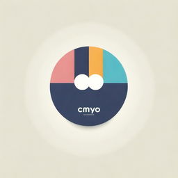 Create a distinctive and sleek logo for a business branded as 'CMYO'. Implement modern typography and harmonious colors to resonate with the unique branding.