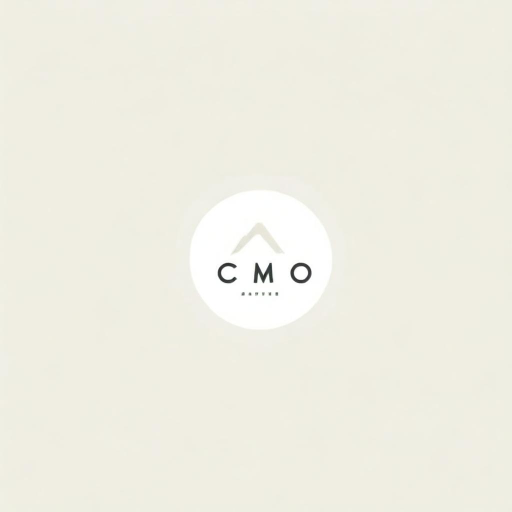 Craft a minimalist yet impactful logo for a company 'CMYO'. Ensure the design emphasizes simplicity, boasting clean lines and effortless typography.