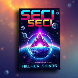 A book cover design featuring the title "SECI" prominently at the top, in a bold, futuristic font