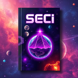 A book cover design featuring the title "SECI" prominently at the top, in a bold, futuristic font