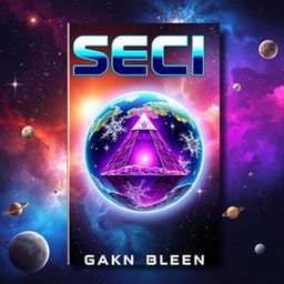 A book cover design featuring the title "SECI" prominently at the top, in a bold, futuristic font