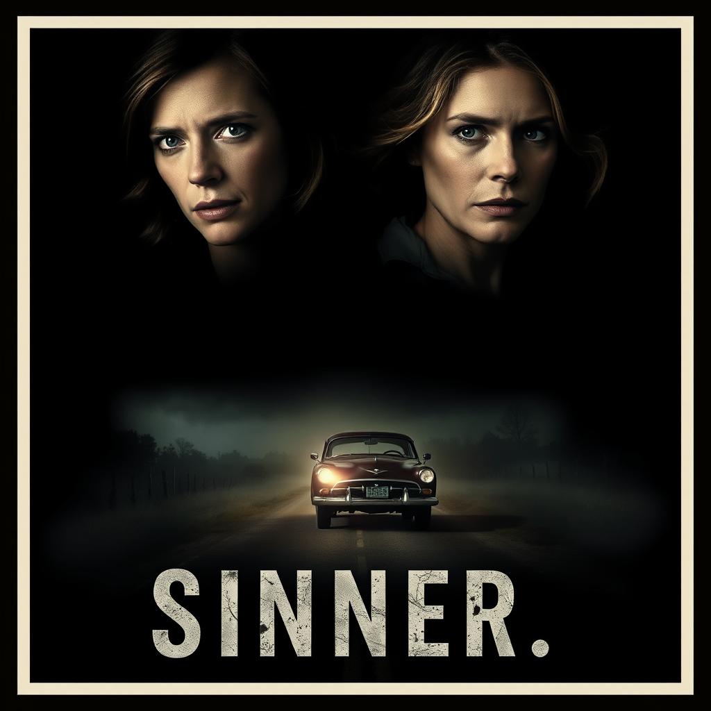 A dark and dramatic movie poster featuring Jessica Chastain and Judy Greer prominently displayed in the top half, with intense expressions highlighting their roles in a thrilling narrative