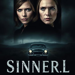 A dark and dramatic movie poster featuring Jessica Chastain and Judy Greer prominently displayed in the top half, with intense expressions highlighting their roles in a thrilling narrative