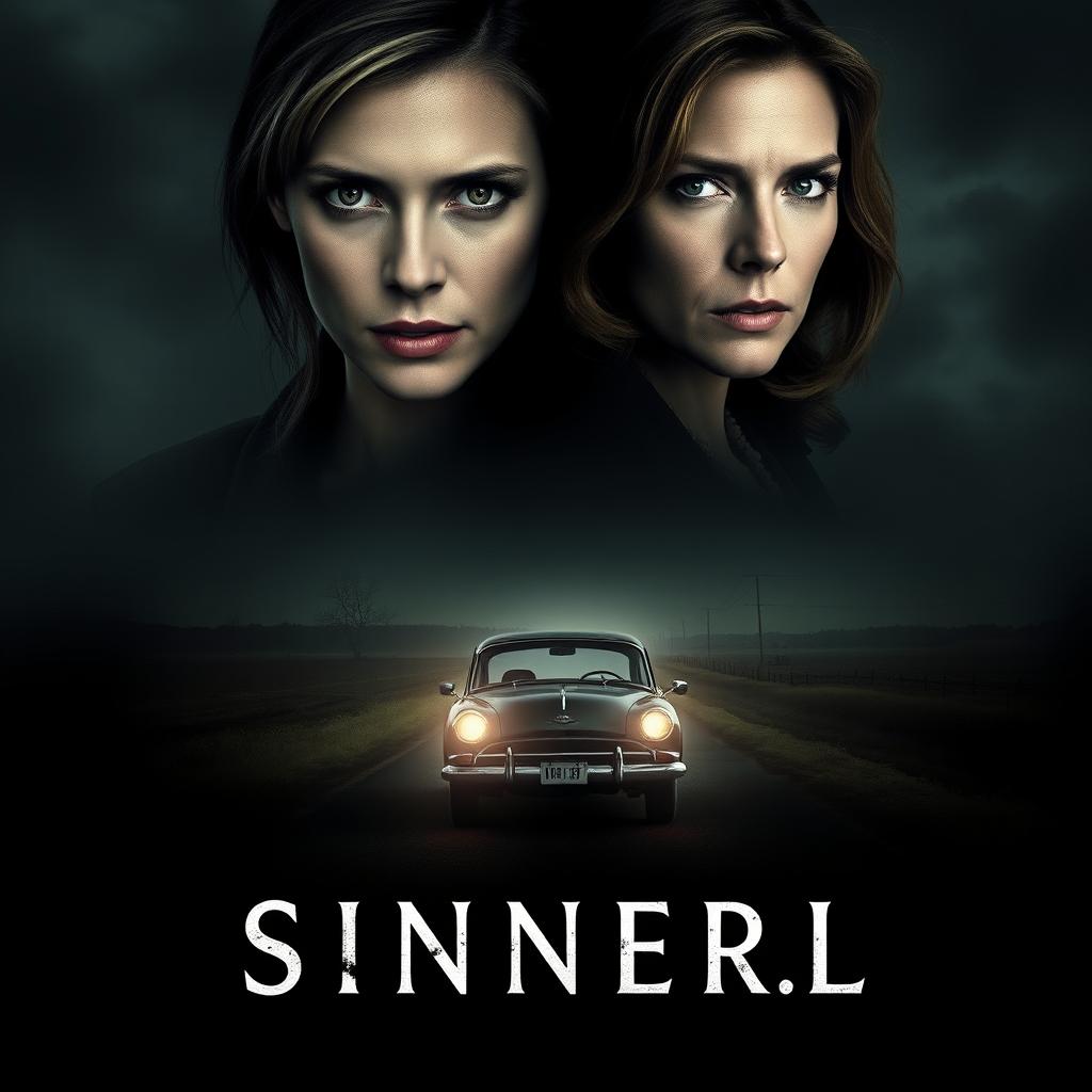 A dark and dramatic movie poster featuring Jessica Chastain and Judy Greer prominently displayed in the top half, with intense expressions highlighting their roles in a thrilling narrative