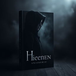 A dark and mysterious book cover featuring the silhouette of a hooded young man, set against a shadowy background that evokes a sense of suspense and intrigue