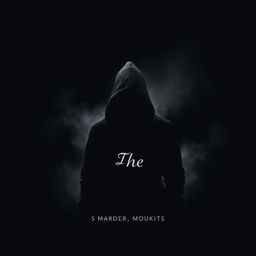 A dark and mysterious book cover featuring the silhouette of a hooded young man, set against a shadowy background that evokes a sense of suspense and intrigue