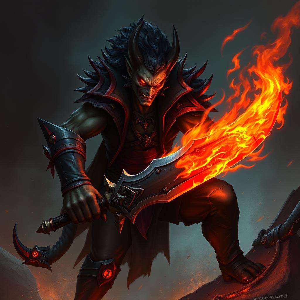 Alistar Bloodthirst, a 132-year-old male vampire from Ixalan, depicted in a hybrid form of vampire and werewolf