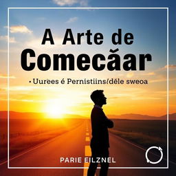 A captivating eBook cover titled 'A Arte de Começar: Superando a Procrastinação em 9 Passos'