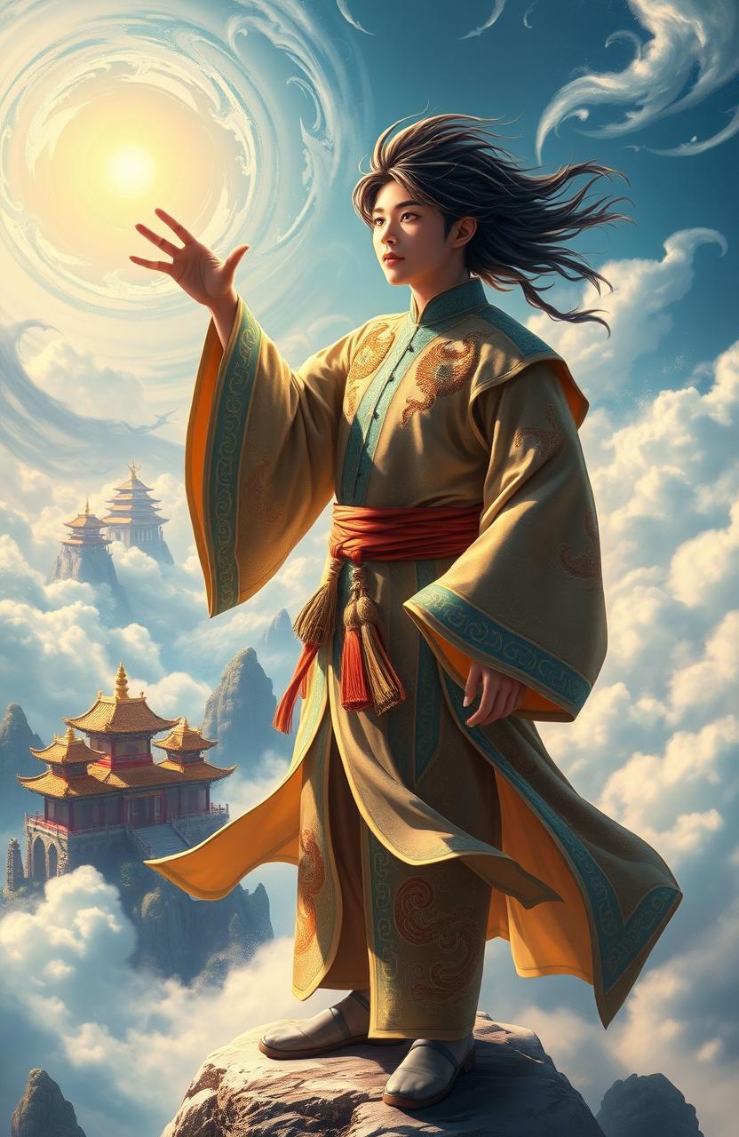 A young man known as the Sky Conqueror embarks on a quest to reach the peak of spiritual power in a breathtaking Chinese fantasy setting