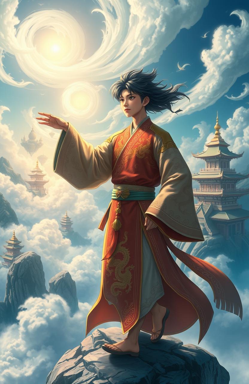 A young man known as the Sky Conqueror embarks on a quest to reach the peak of spiritual power in a breathtaking Chinese fantasy setting