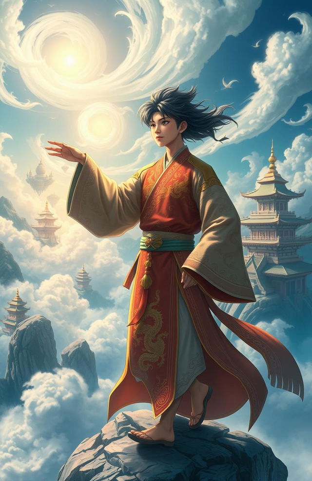 A young man known as the Sky Conqueror embarks on a quest to reach the peak of spiritual power in a breathtaking Chinese fantasy setting