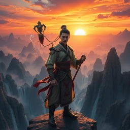 A young man known as the Sky Conqueror strives to reach the pinnacle of spiritual power in a stunning Chinese fantasy world