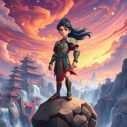 A young man known as the Sky Conqueror strives to reach the pinnacle of spiritual power in an animated Chinese fantasy world