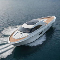 A sleek and luxurious boat from BMW, showcasing the brand's signature design aesthetics on water.