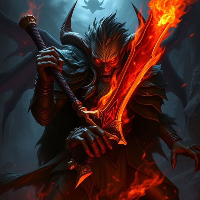 Alistar Bloodthirst, a 132-year-old vampire from Ixalan, depicted in his lycanthrope form