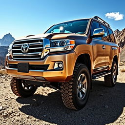 A robust and powerful Toyota Land Cruiser HDJ, showcasing its iconic design and off-road capabilities