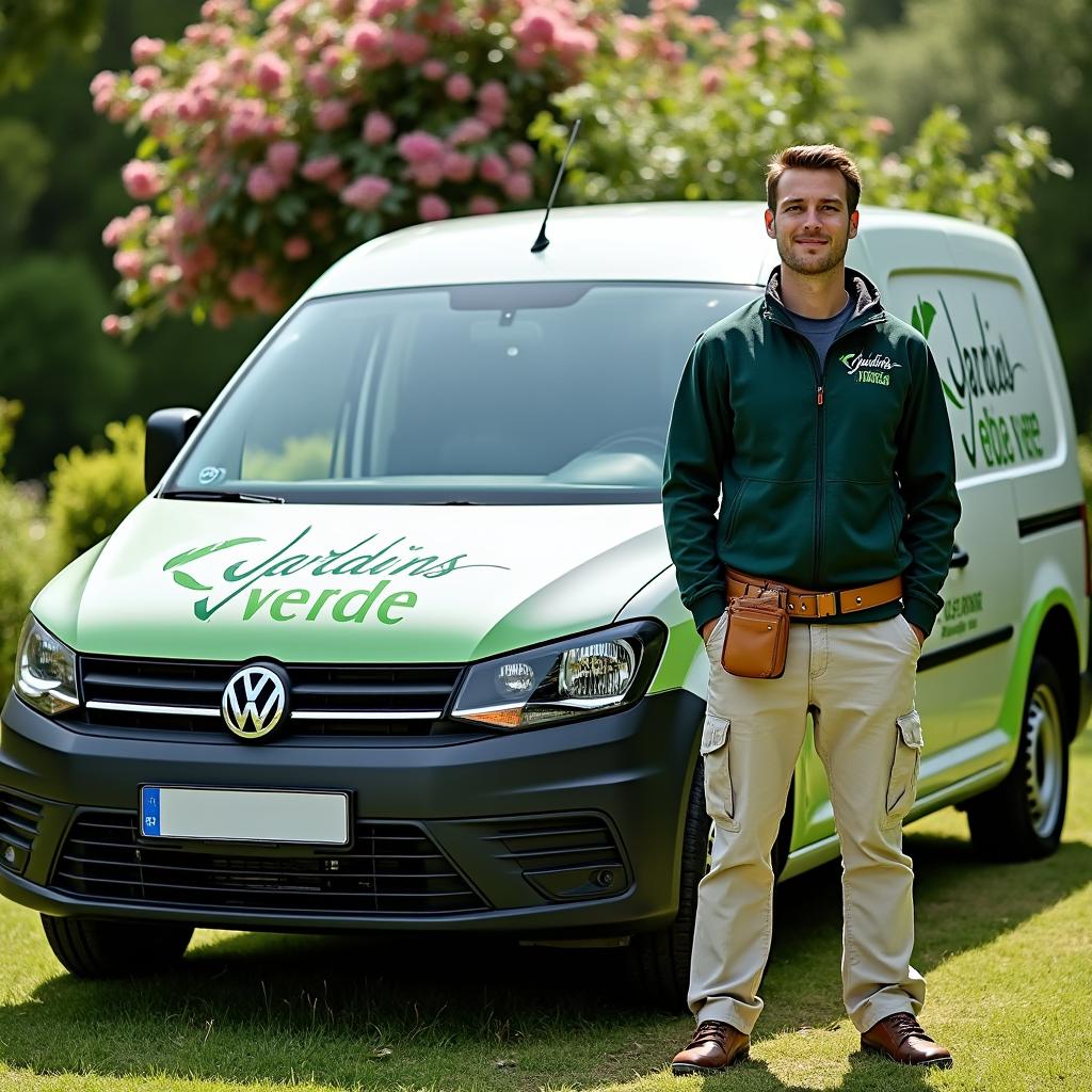 A Volkswagen Caddy 1